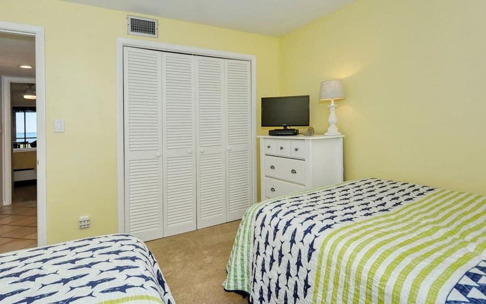 Ample closet space in guest room