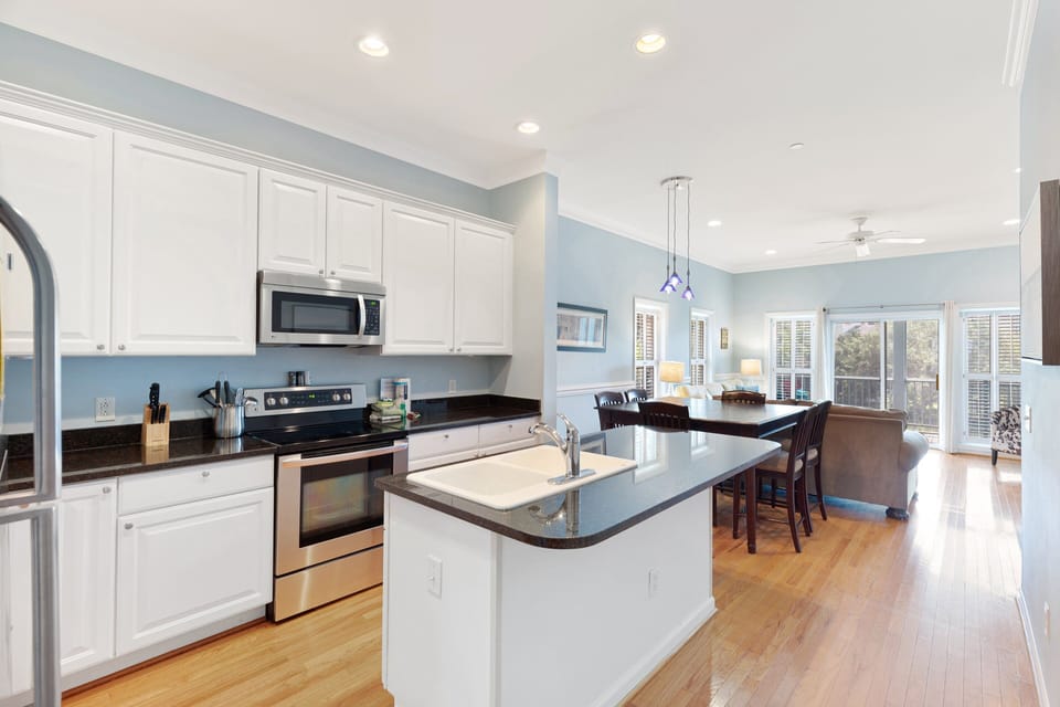Open Concept kitchen and dining area perfect for entertaining friends and family