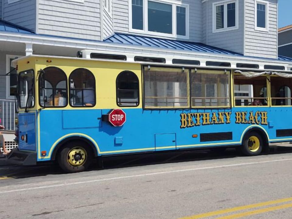 Free Bethany Beach trolley (stops next to the house and goes to beach/ downtown)