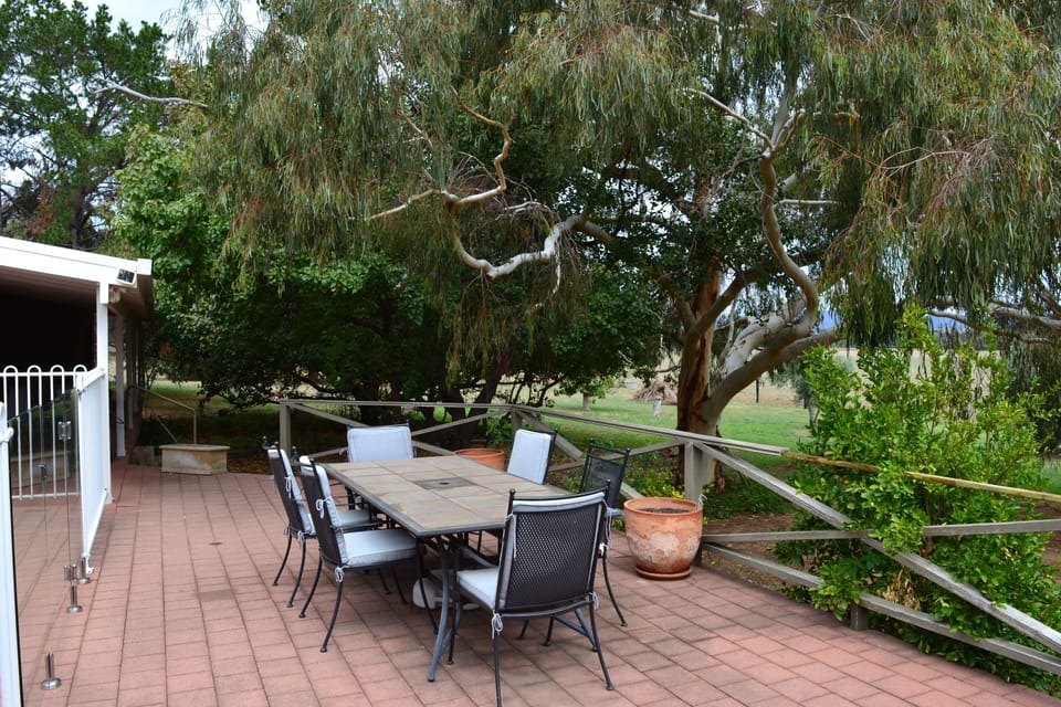 The back deck 