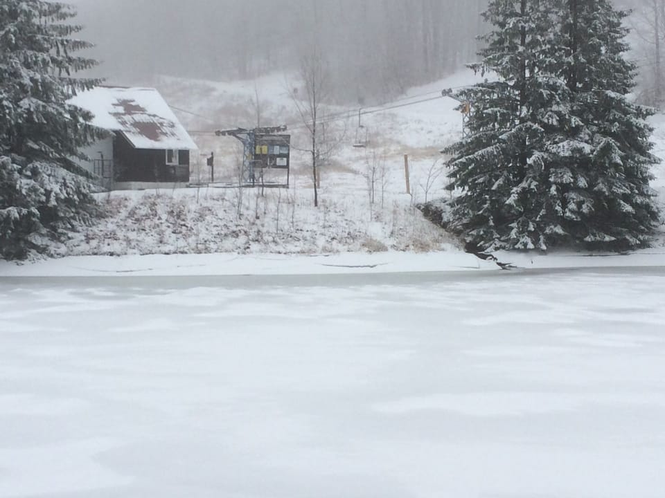 Outpost pond in early Dec