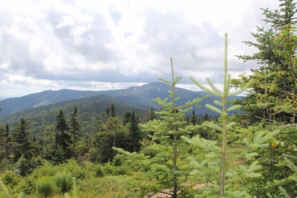 Top of Pico, Looking at Killington. 