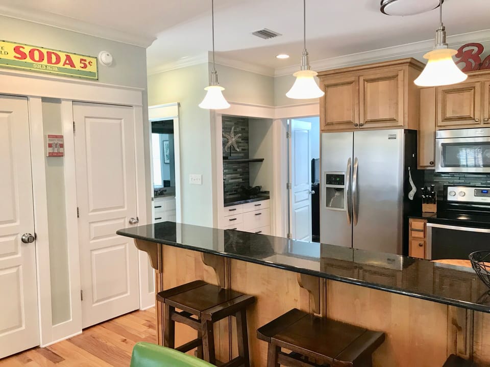 EXTRA SEATING AT THE BAR.