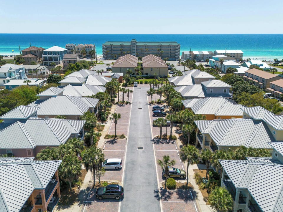 Aerial view of Miramar Beach Villas