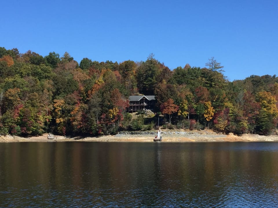 Lake Nantahala in the Fall