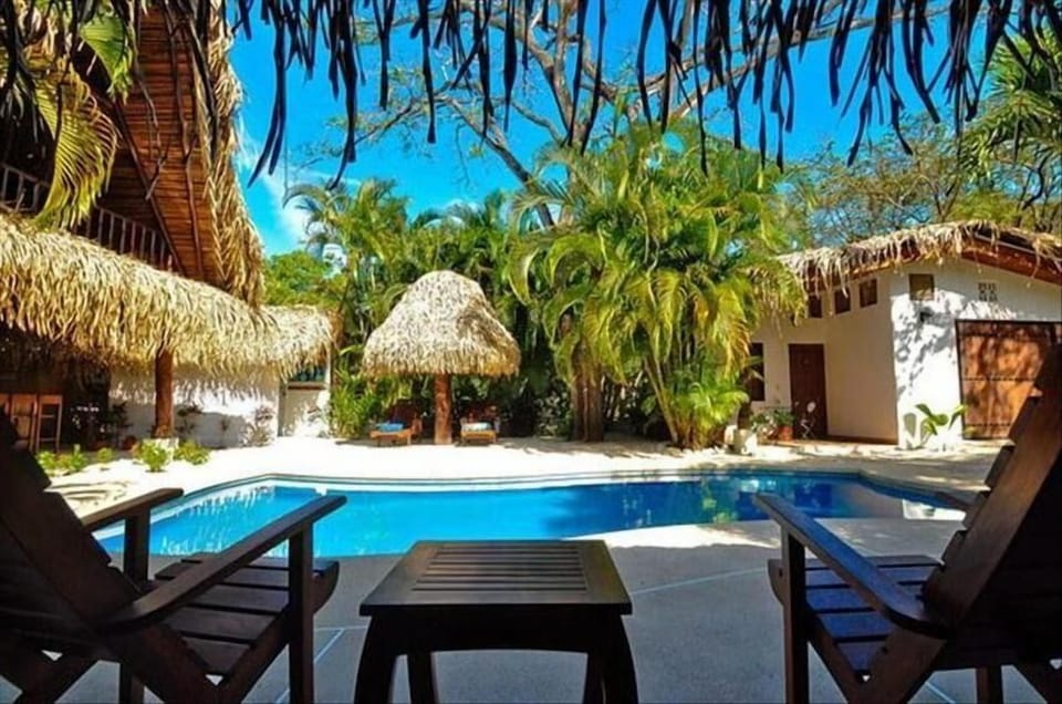 View looking out from the front patio.  That's the Casita on the right.