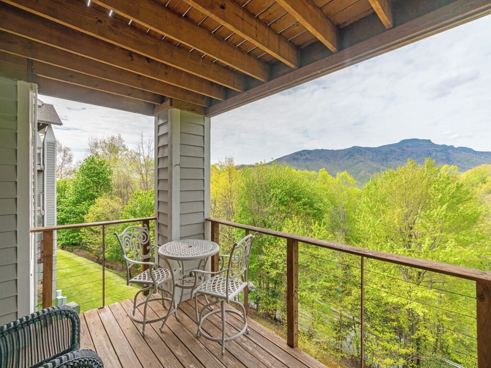 Deck Area--- Grandfather Mountain View (to left)