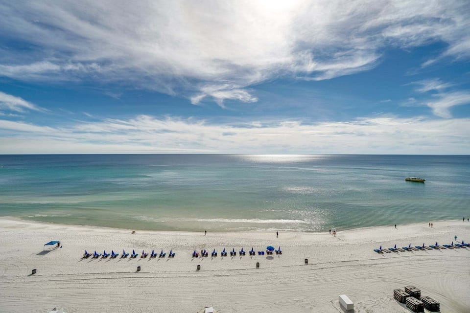 View from the private balcony