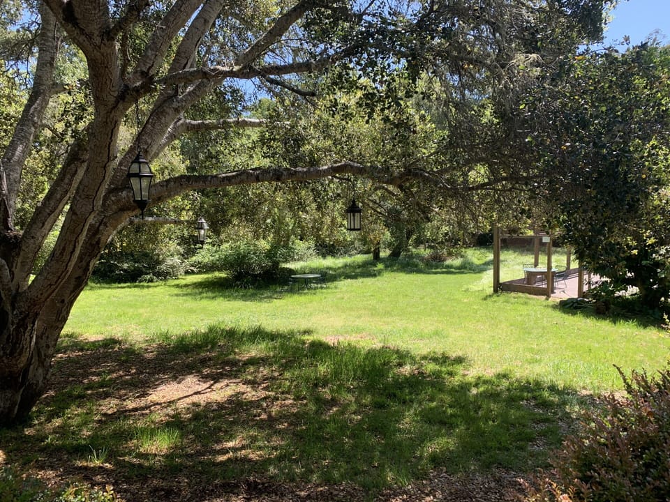Relax and enjoy magnificent garden views from the deck.