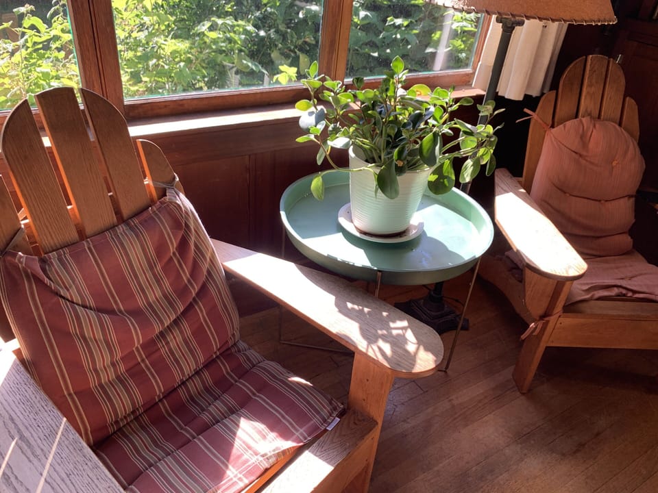 Adirondack chairs are a treasured part of Colby House history.