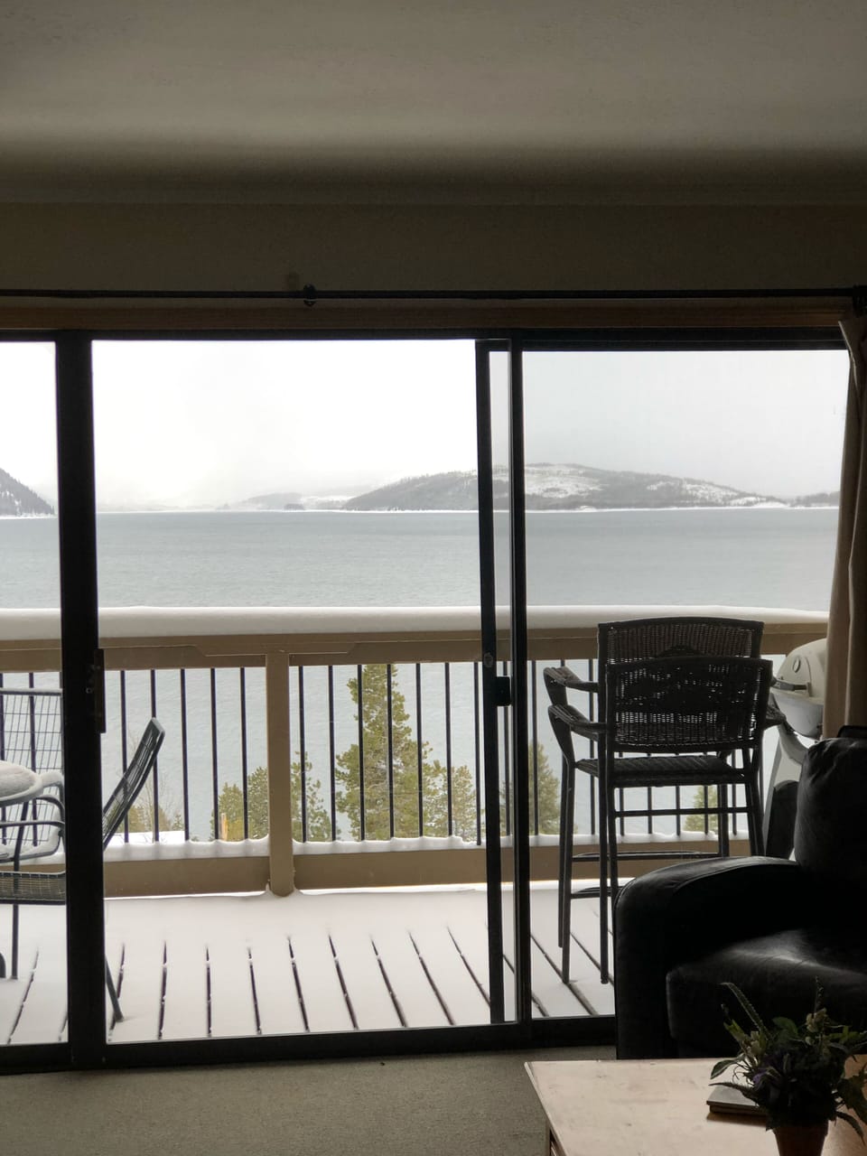 View from deck
