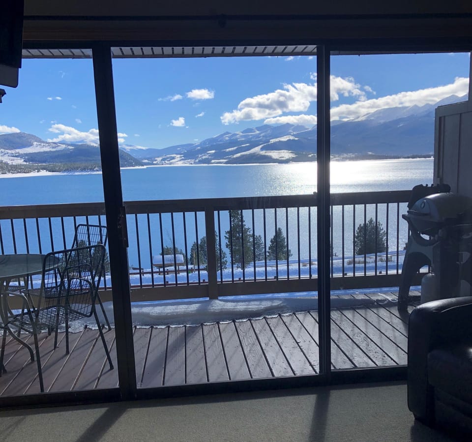 Amazing view from deck!