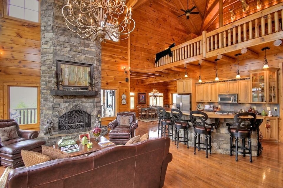 Living Room & Kitchen area