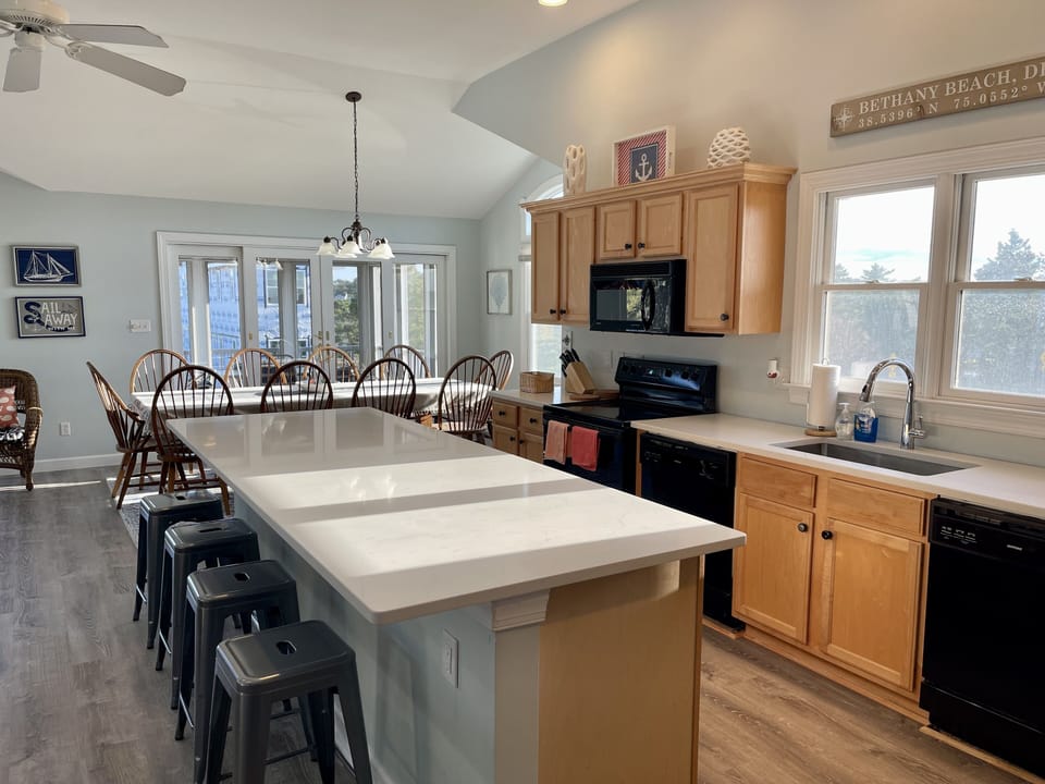 Large kitchen island 