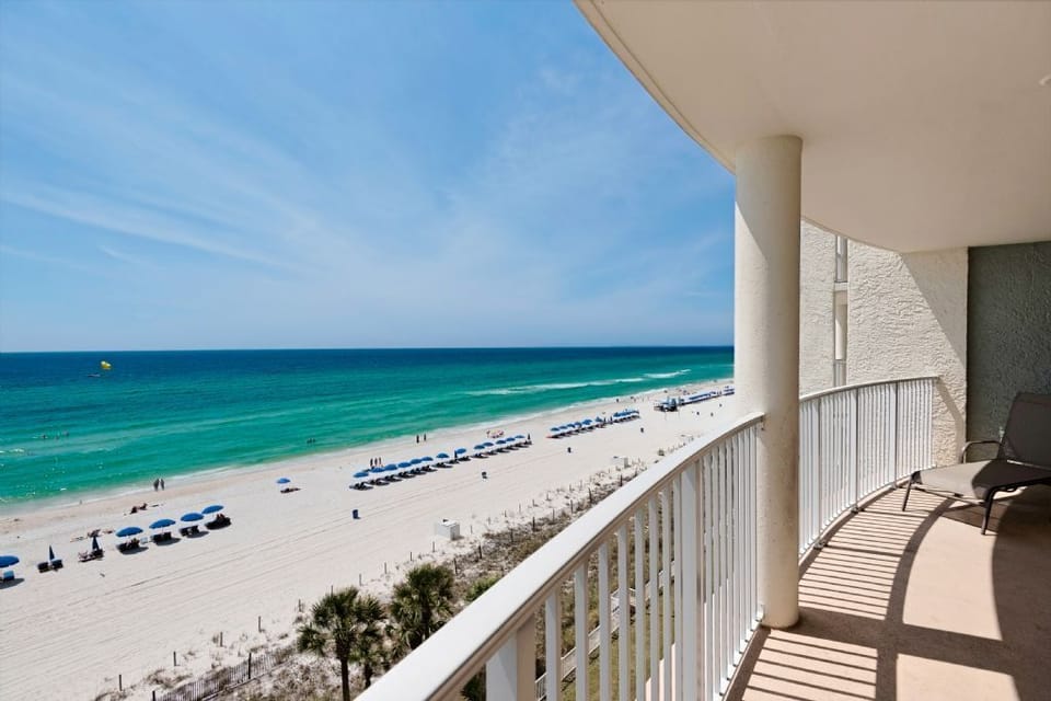 Beautiful view from private balcony!