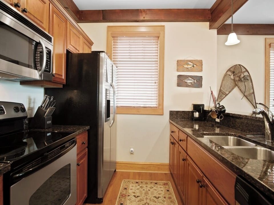 Kitchen--- Granite and Stainless Steal