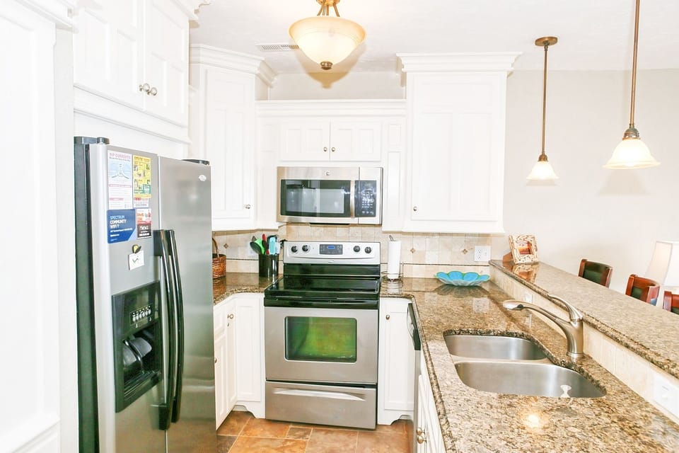 kitchen from hall entry