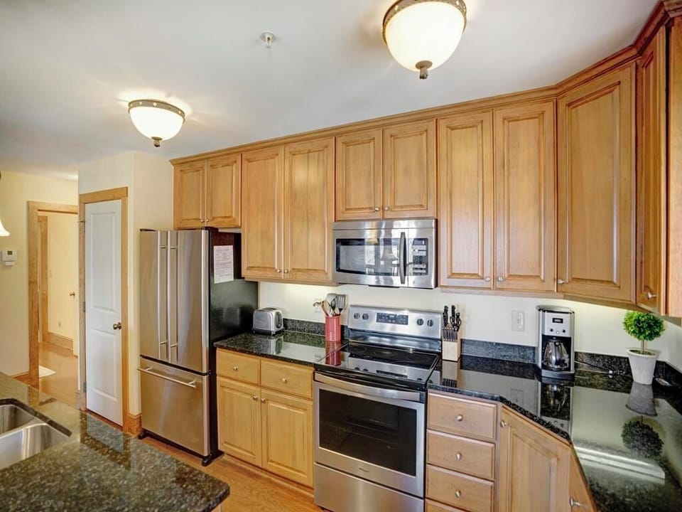 Kitchen--- Stainless Steel Appliances and Granite