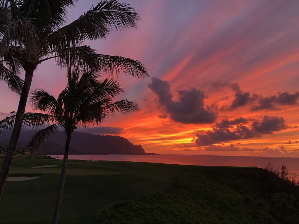 August Fiery Sunset 