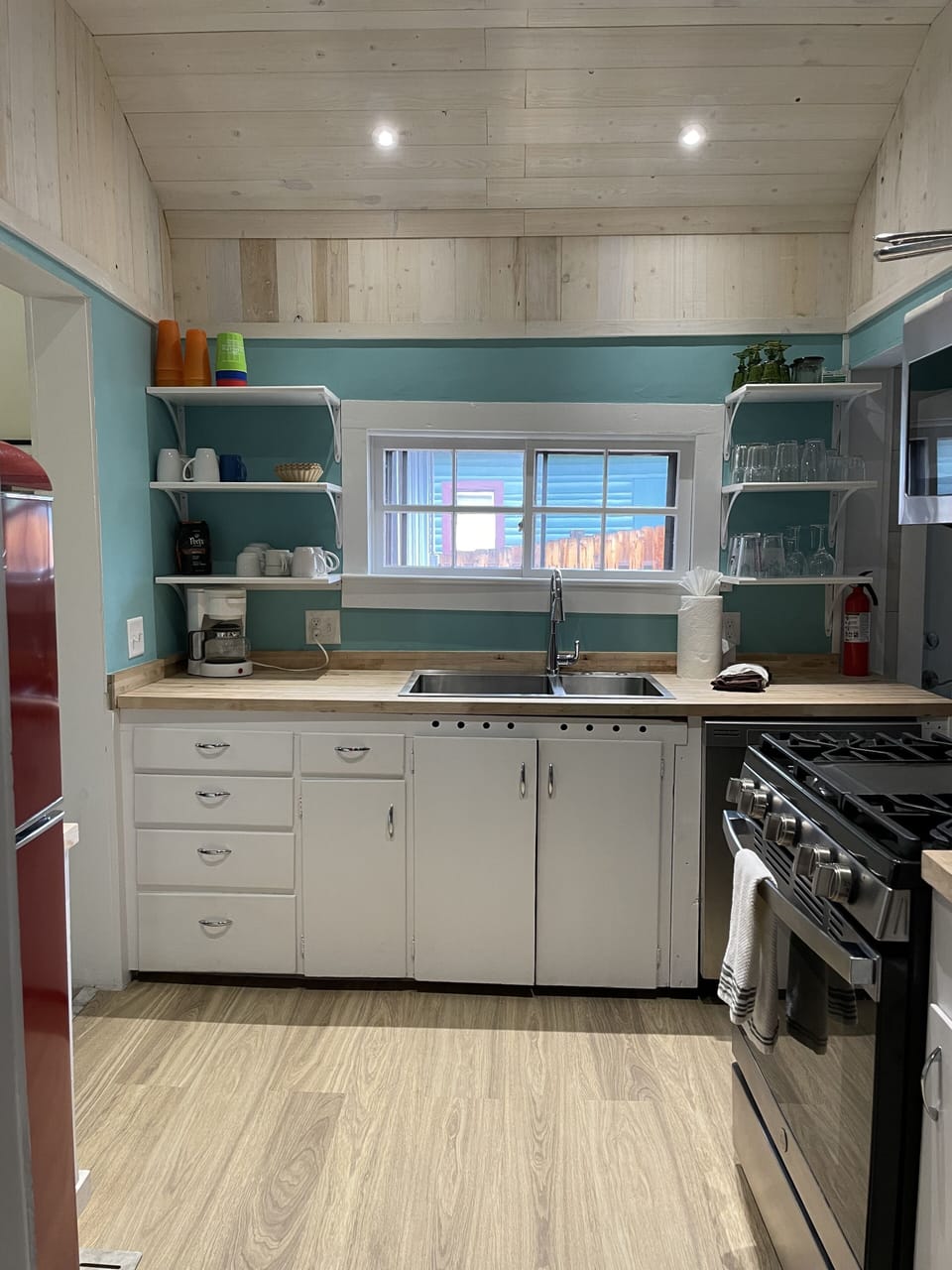 Kitchen sink and dishwasher