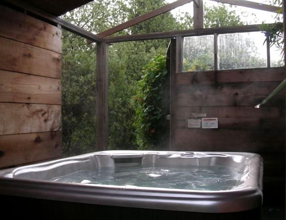 Spa Room - indoor/outdoor -opens to willow forest - great privacy