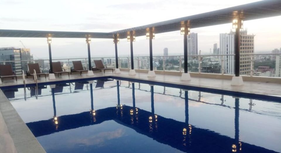 Enjoy the splash at the Swimming pool 