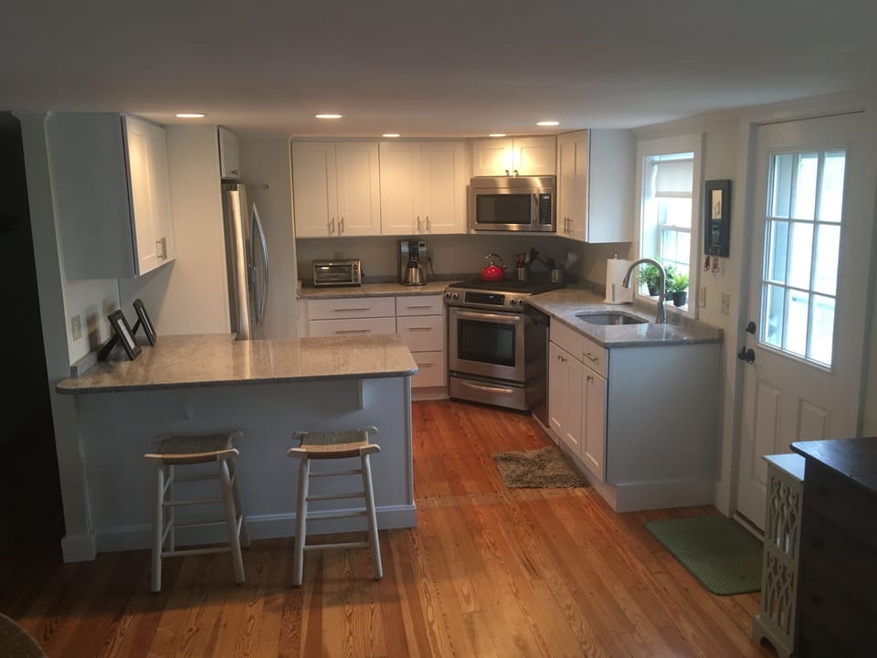Bright new kitchen with granite
