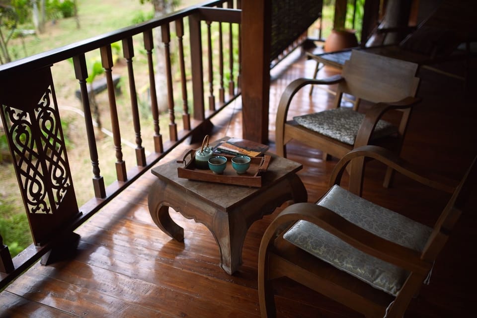 Luxury loft in stilted wooden longhouse