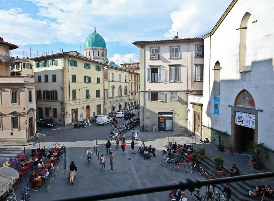 Views of Piazza Sant'Ambrogio from your living room