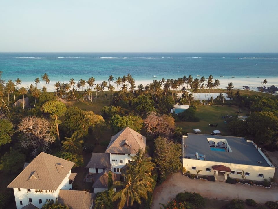 The property from the air. (2 house on the left)