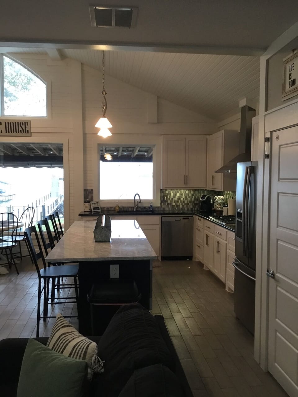 Chef's spacious kitchen. 