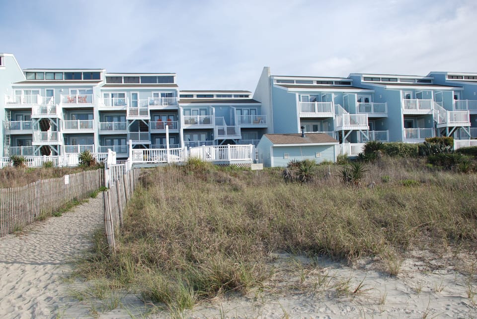 Ocean Cove Condominiums...view from the beach!