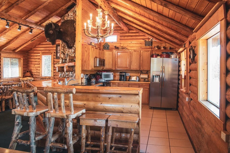 Kitchen and bar
