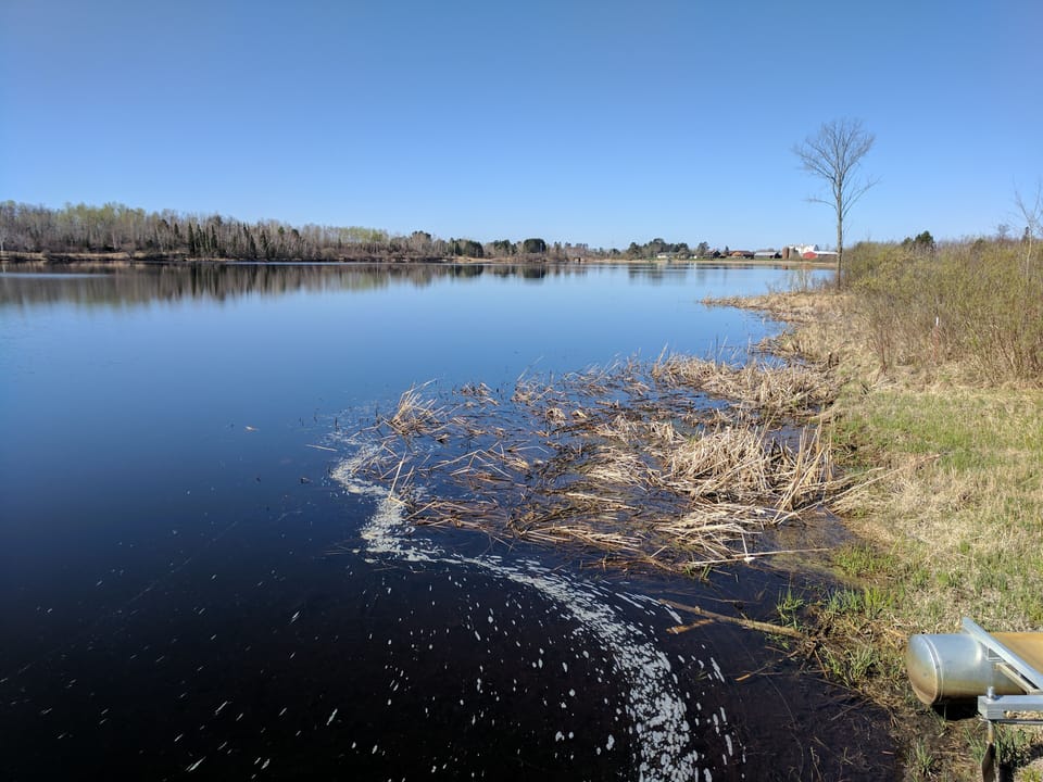 Looking towards the  west 
