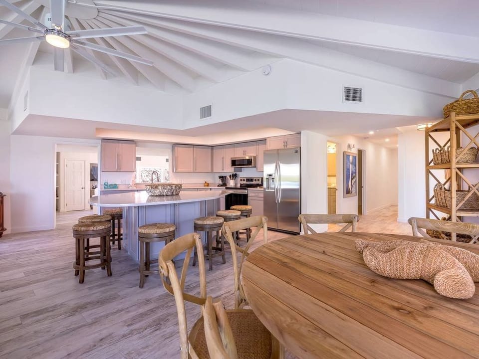 Dining and Kitchen flow seamlessly