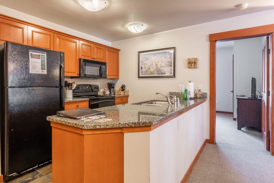 fully stocked kitchen 