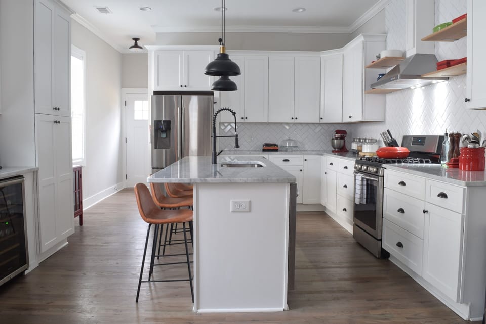 Kitchen - Gas Range, Refrigerator, Microwave, Wine Fridge, Coffee Maker