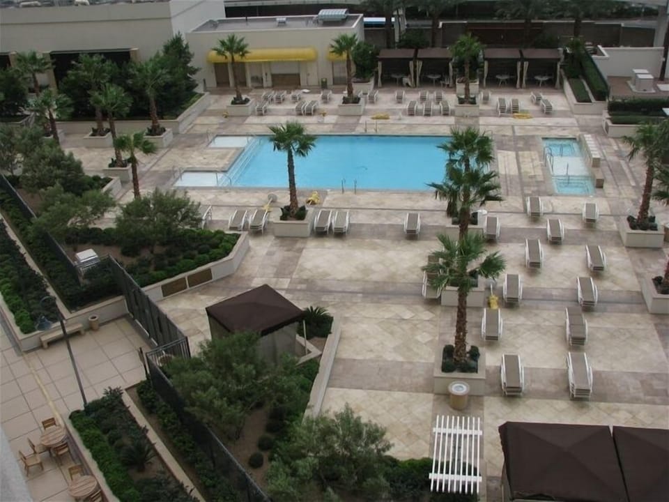 View from Balcony: MGM Signature Private Pool