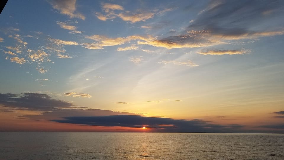Sunrise from front deck