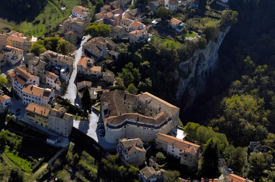 Pazin Castle and view arround