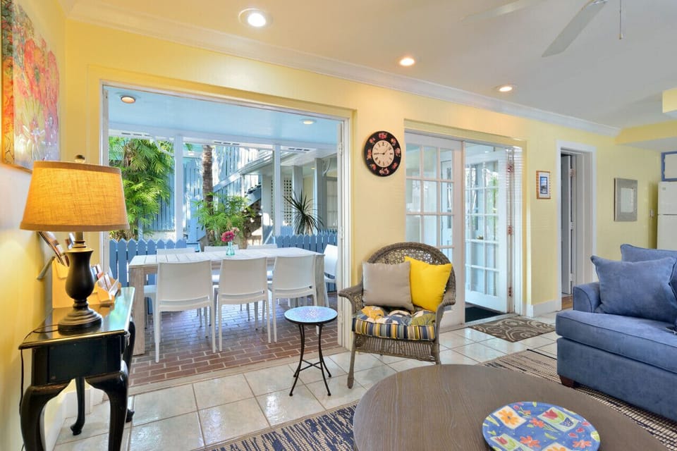 Main Living Area with Courtyard Access