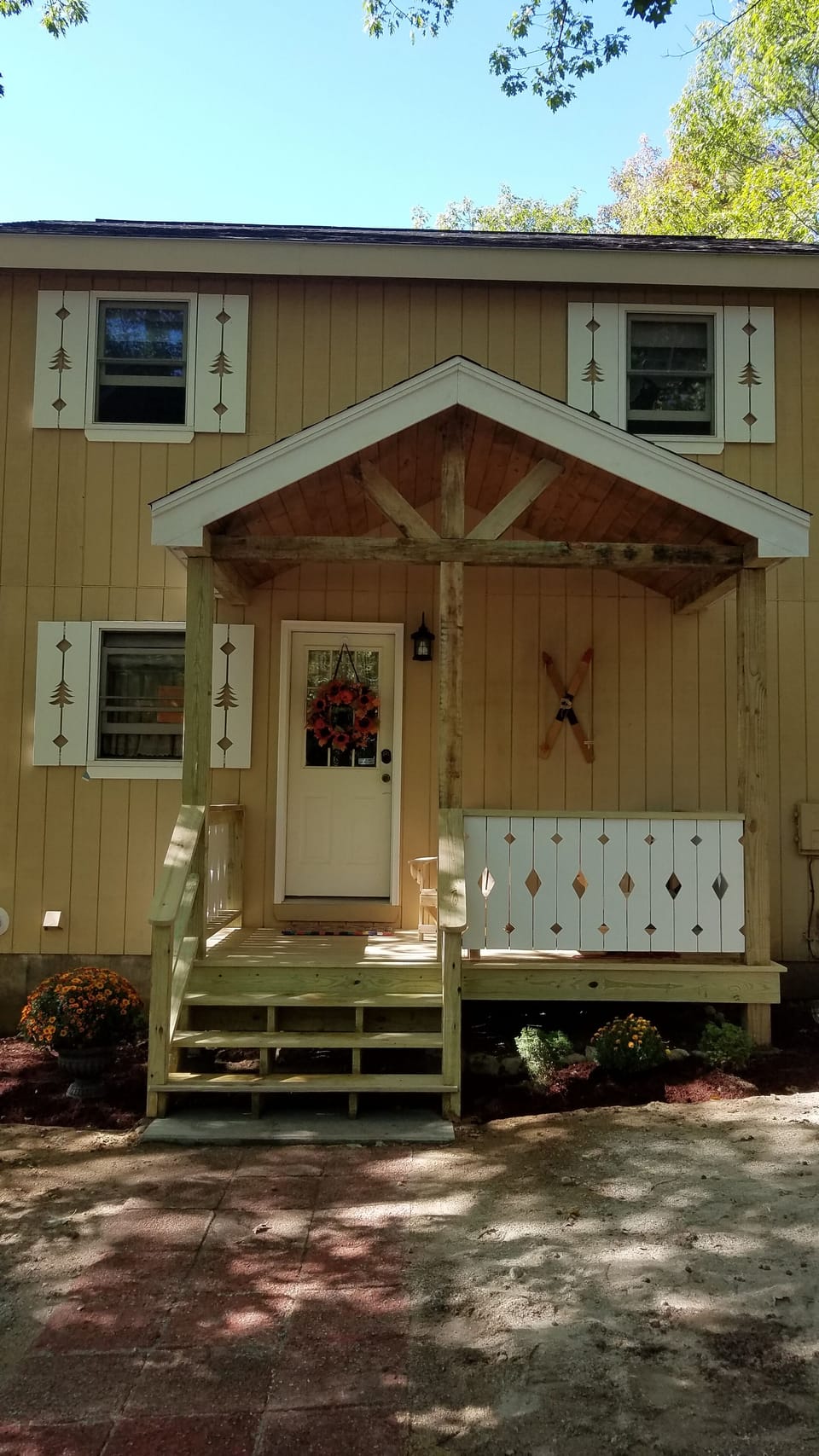 new front porch and shutters
