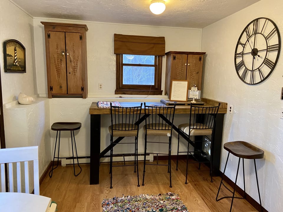 Bar in kitchen 