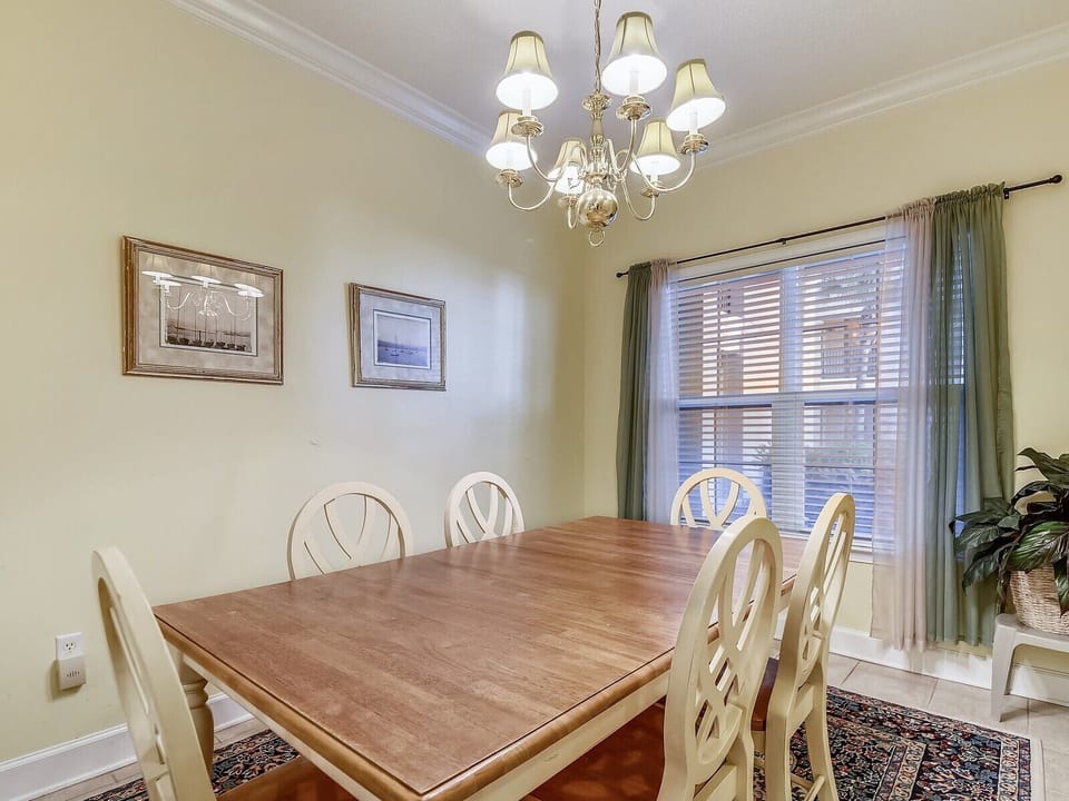 Dining Room with Seating for Six at 108 North Shore Place