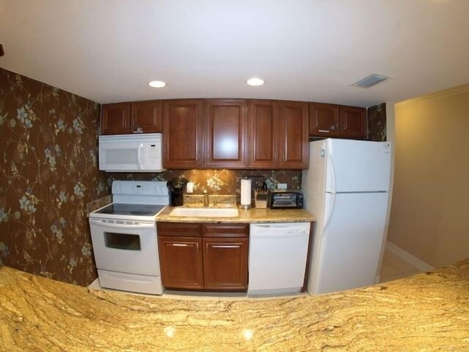 brand new custom cabinets and beautiful granite