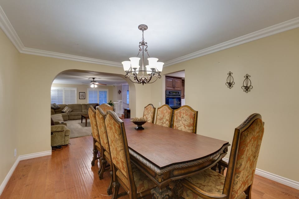 Dining Area with Kitchen Access to the Right