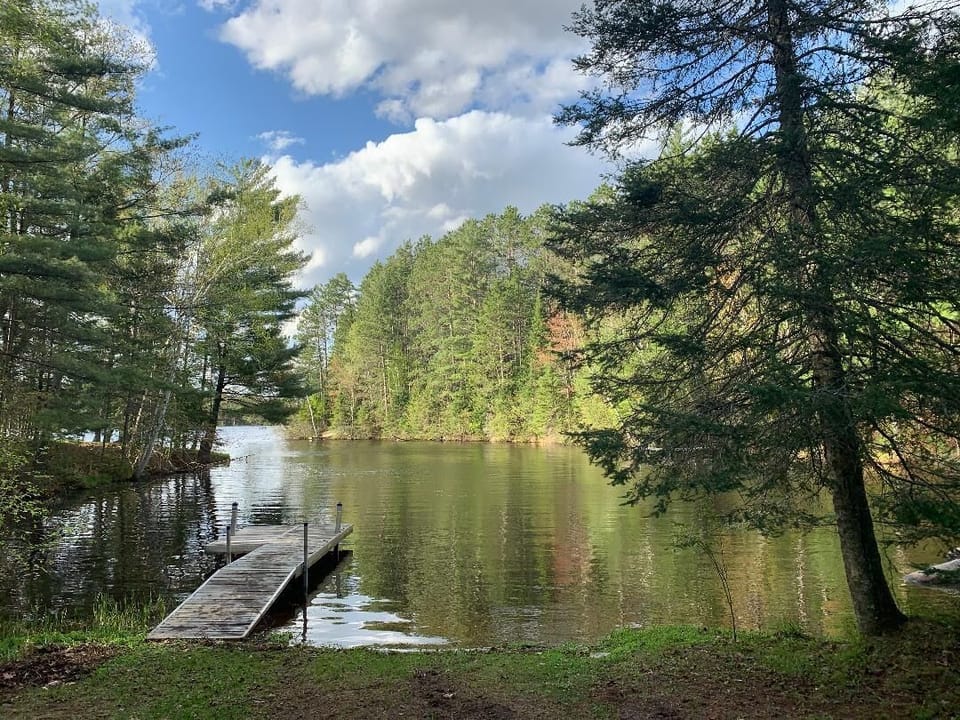 Private "Old" dock...we replaced this with a new dock which has bigger l shape