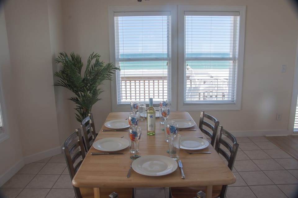 Dining Table and View.