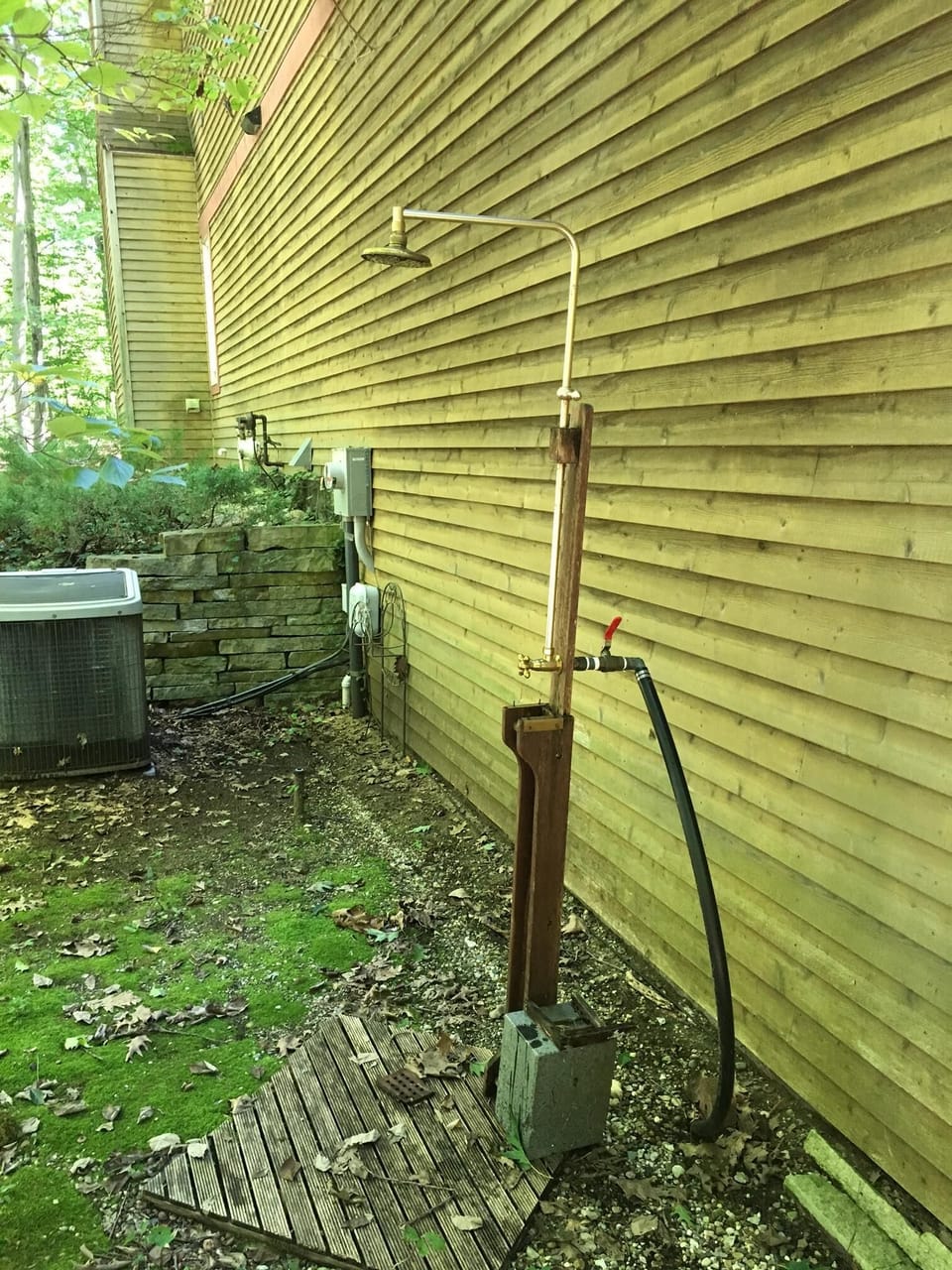 outdoor shower