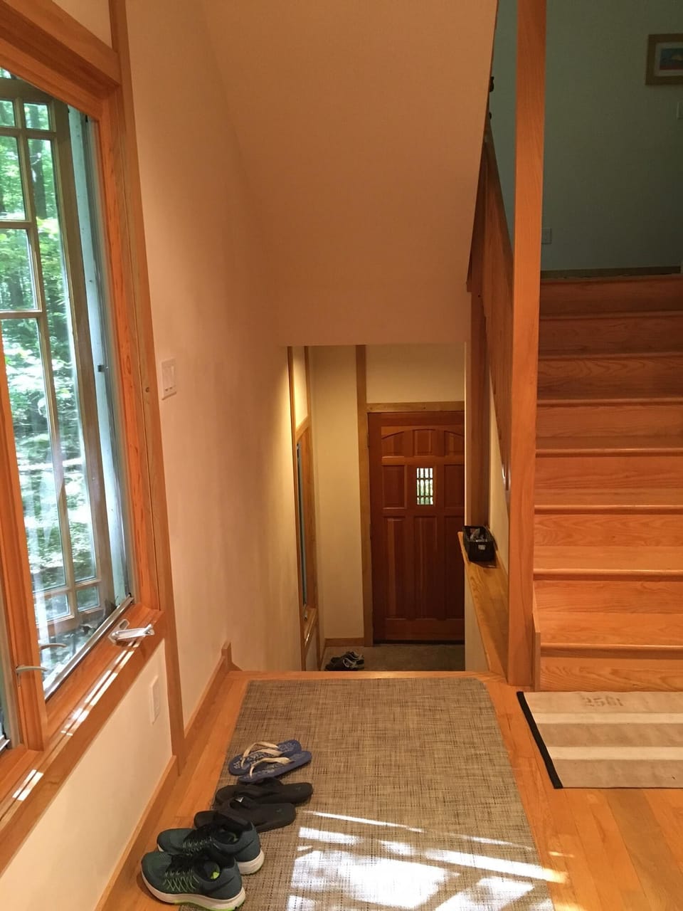 view of front door from 1st level